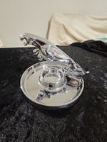 Jaguar Aschenbecher Chrom Oldtimer Deko Rarität Design!