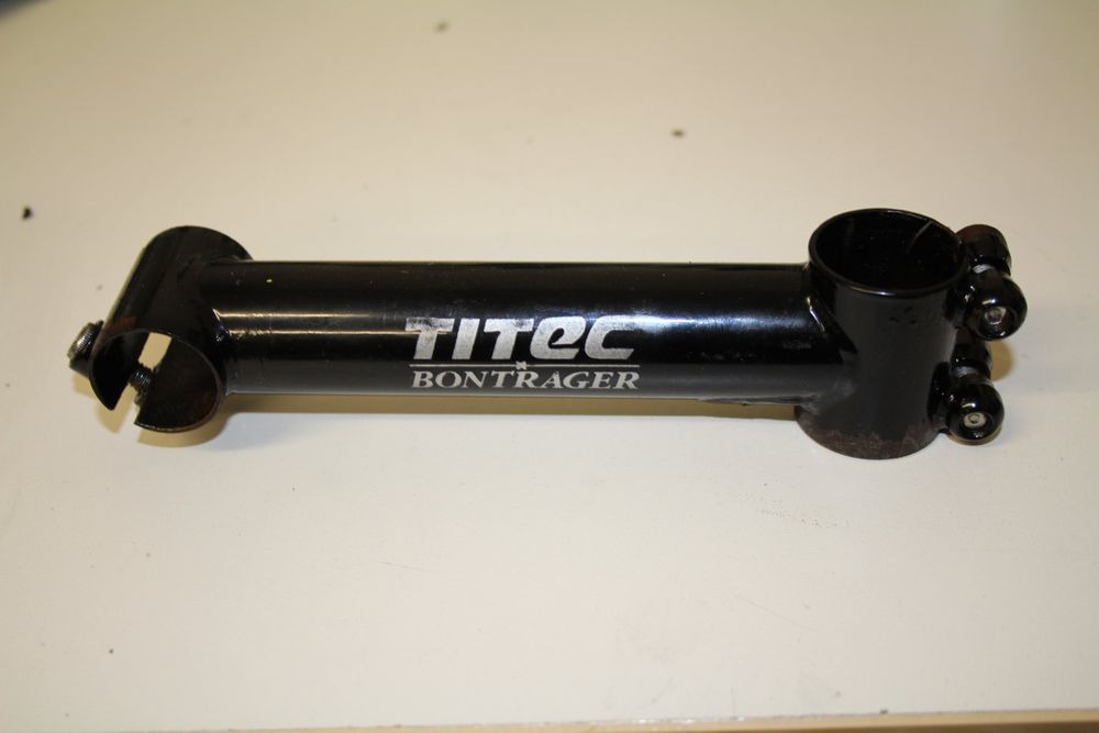 Potence Bontrager Titec Vintage Pour VTT - Acier, 125mm, 22.2mm/25.4mm - Occasion Bon état