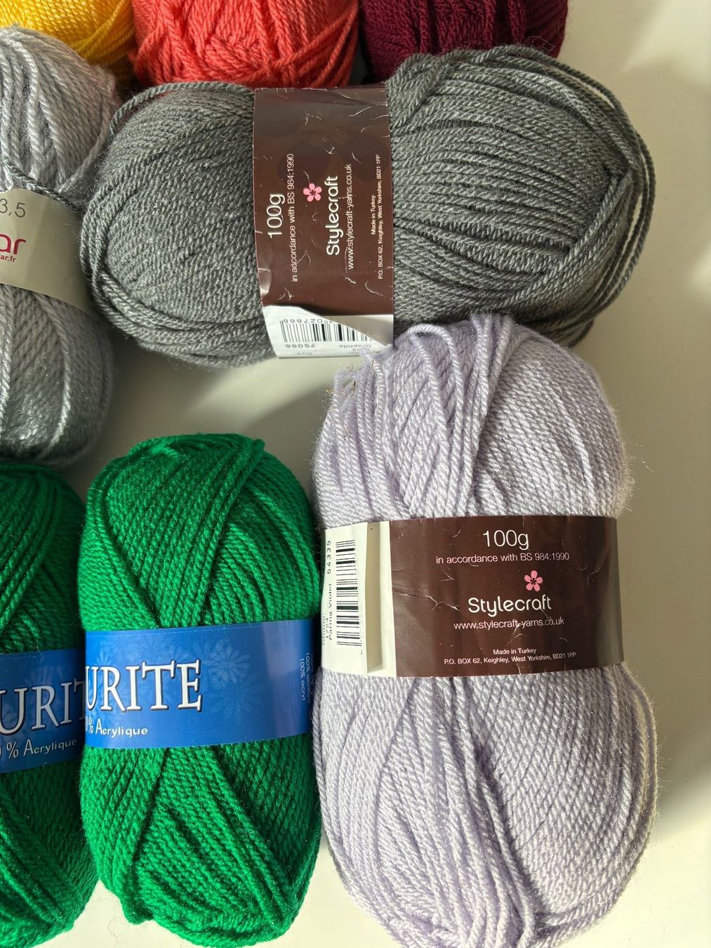 Wolle: Lot de 1150g laines diverses – Gebraucht aus Vallorbe von Savannah03 1