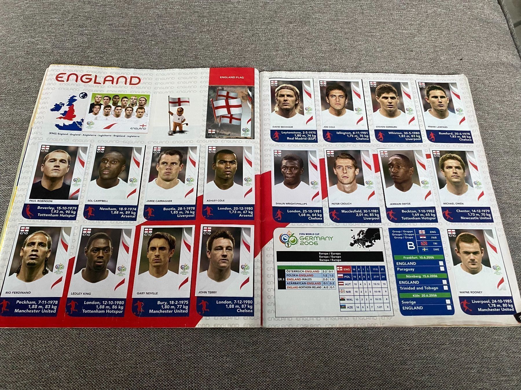 Panini Album: Panini WM-Album 2006 Komplett – Usato da Interlaken venduto da p-real 2