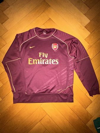Arsenal London Vintage Trainingspullover von Nike, Grösse XL