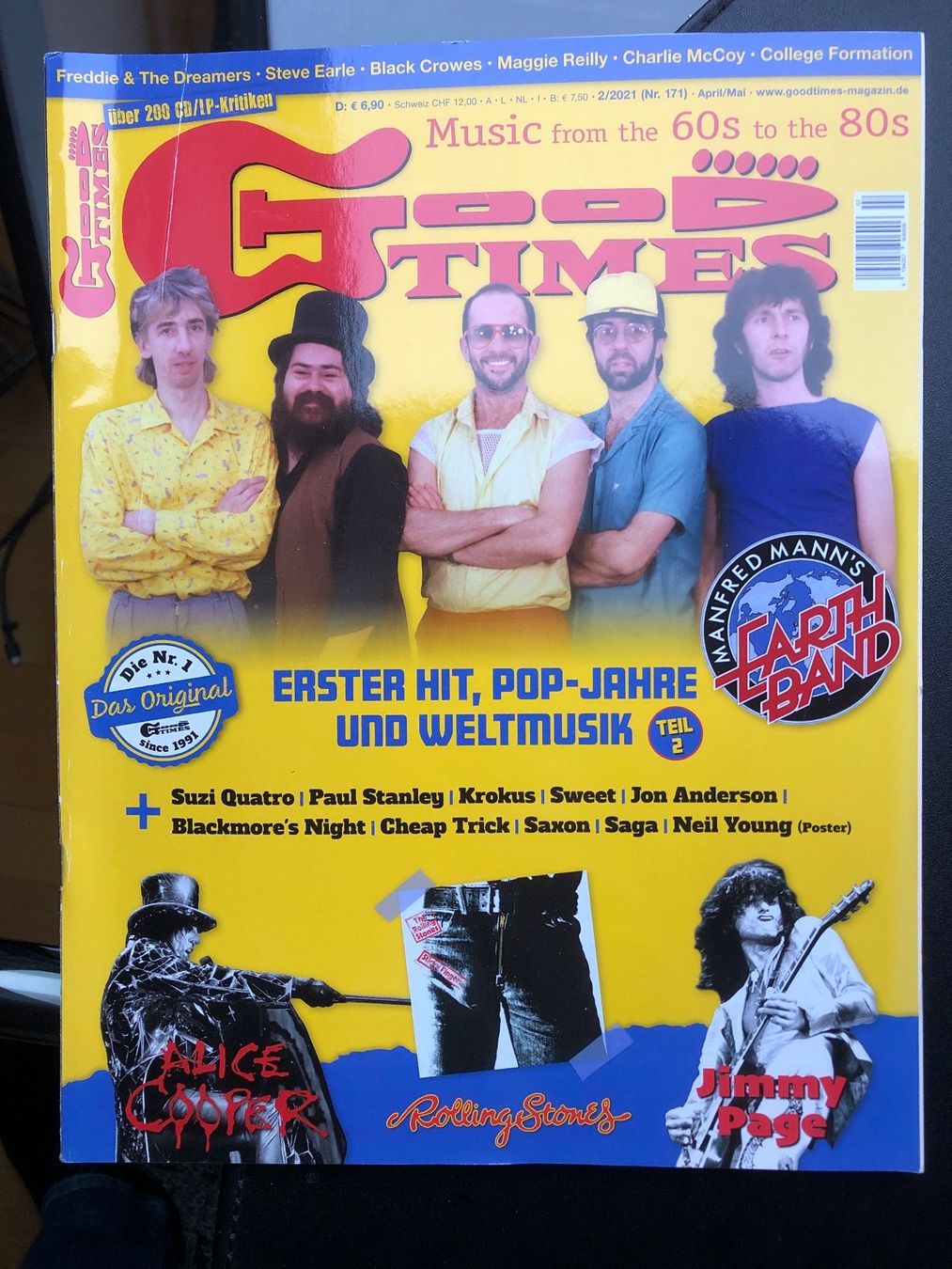 Zeitschriften & Magazine: Manfred Mann´s Earth Band – Neu (gemäss Beschreibung) aus Aeschi SO von Stones55