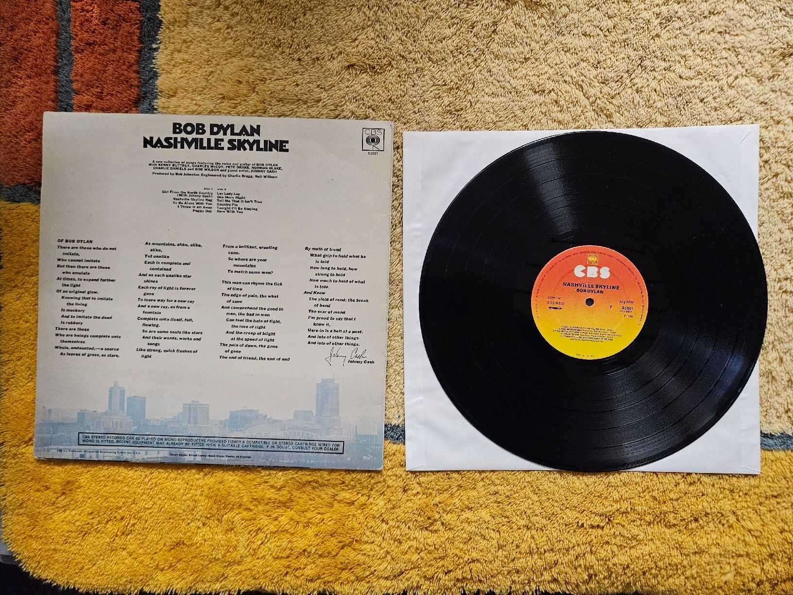 Dischi in vinile: Bob Dylan Schallplatte Lp - Nashville Skyline – Nuovo (secondo la descrizione) da Lyss venduto da Alexine 1