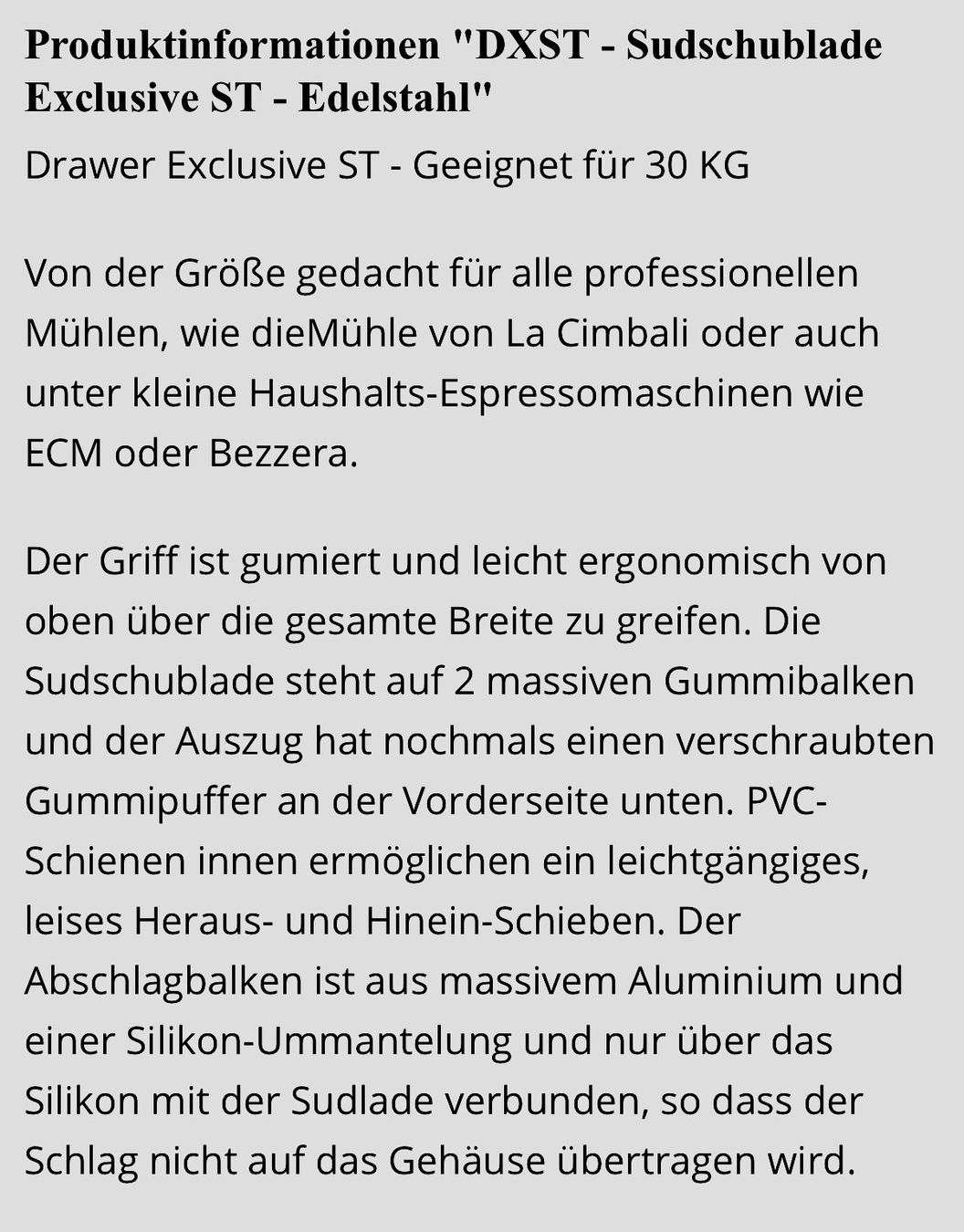Cucine complete: NEUE Sudschublade/ Kaffeetrester Original Joe Frex – Usato da Zürich venduto da A255949 5