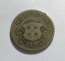 1850 AB 5 Rappen *RAR*