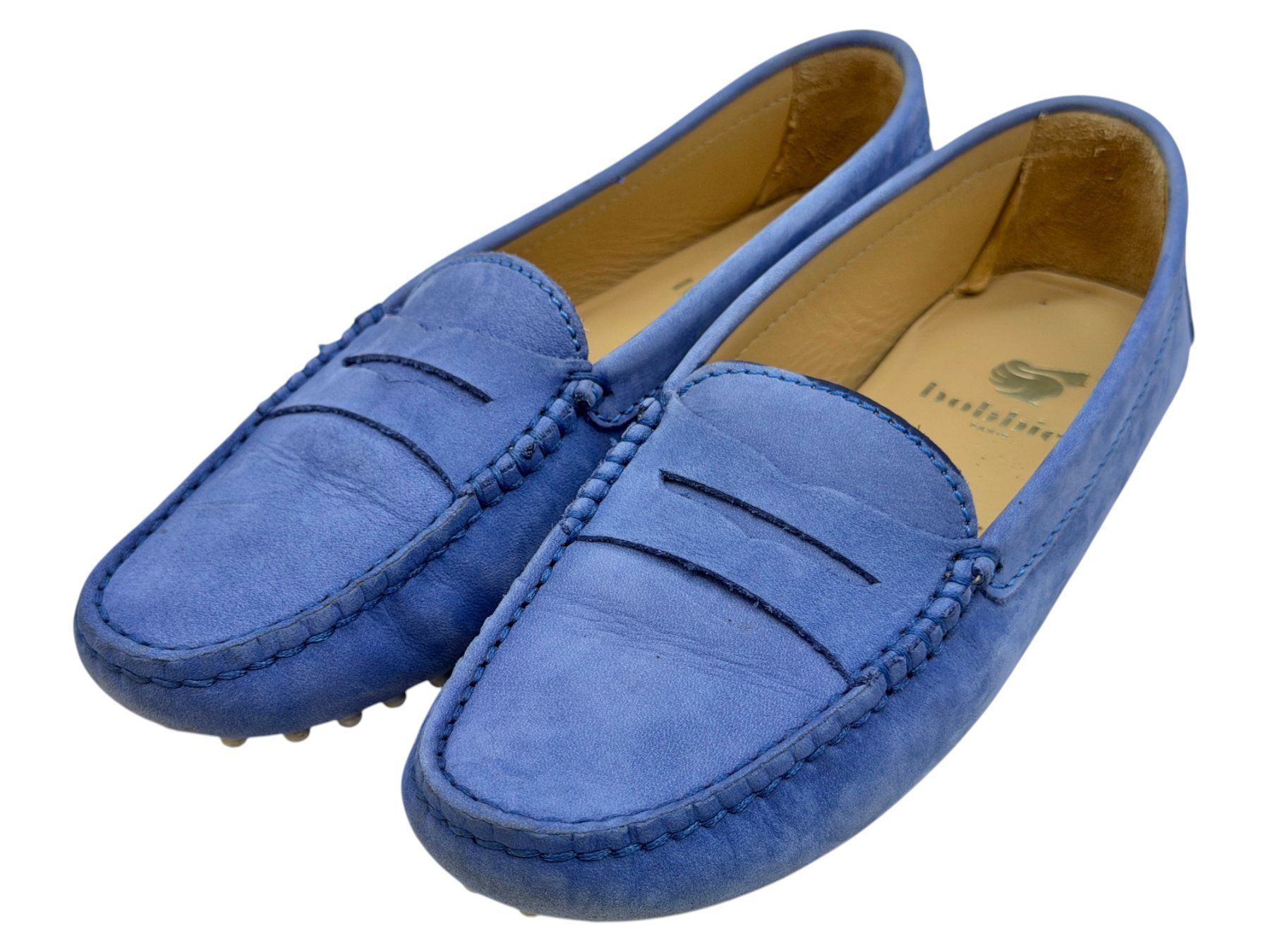 Bobbies Scarpe da uomo: Mocassins Bobbies daim bleu. Pointure 37 – Usato da Cossonay-Ville venduto da PatineDuTemps 3