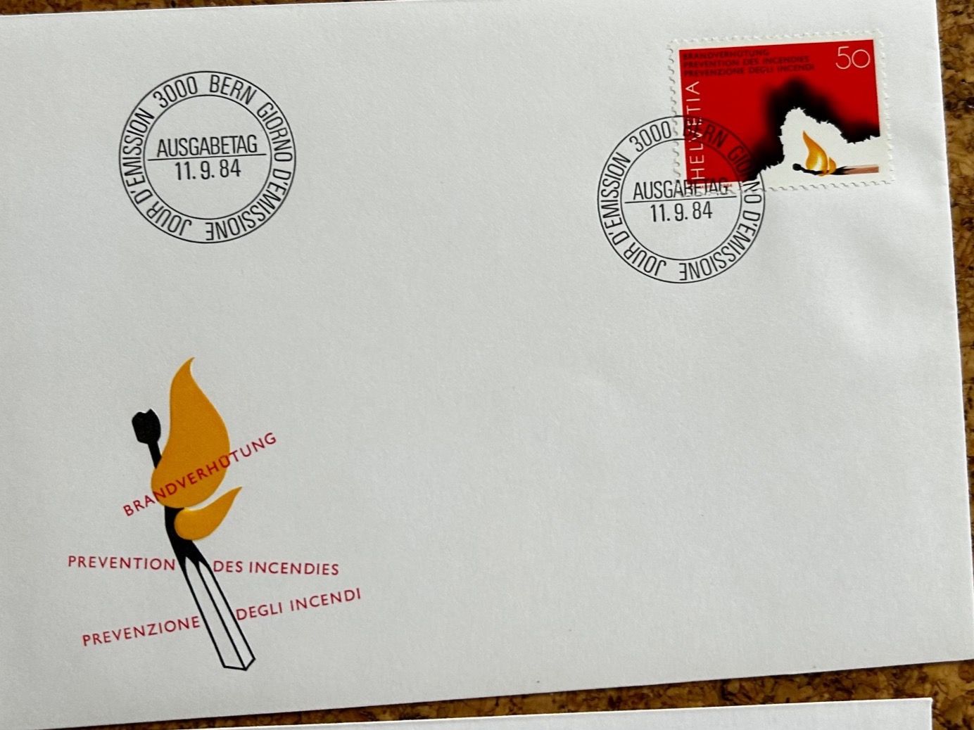 Alle Briefmarken: Bundesfeiermarken 1984/1985 – Gebraucht aus Laufen von belleskulptur 5
