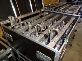 Alubarstange mit je 4 PAR 30 Pinspot inkl. Case - 5 Stück -
