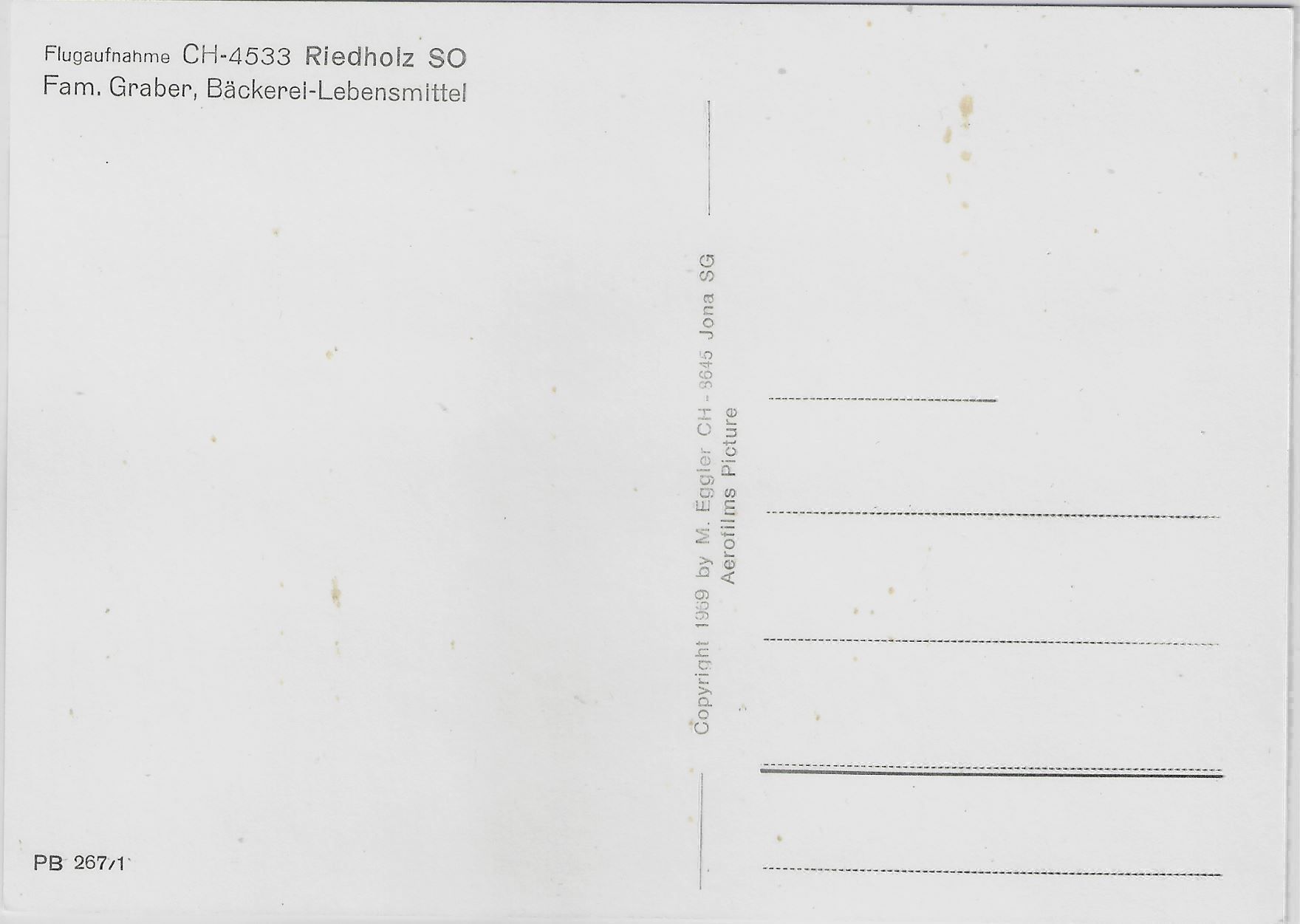 Cartoline postali: Flugaufnahme Riedholz SO – Antico da Ettingen venduto da Kartenplanet 1