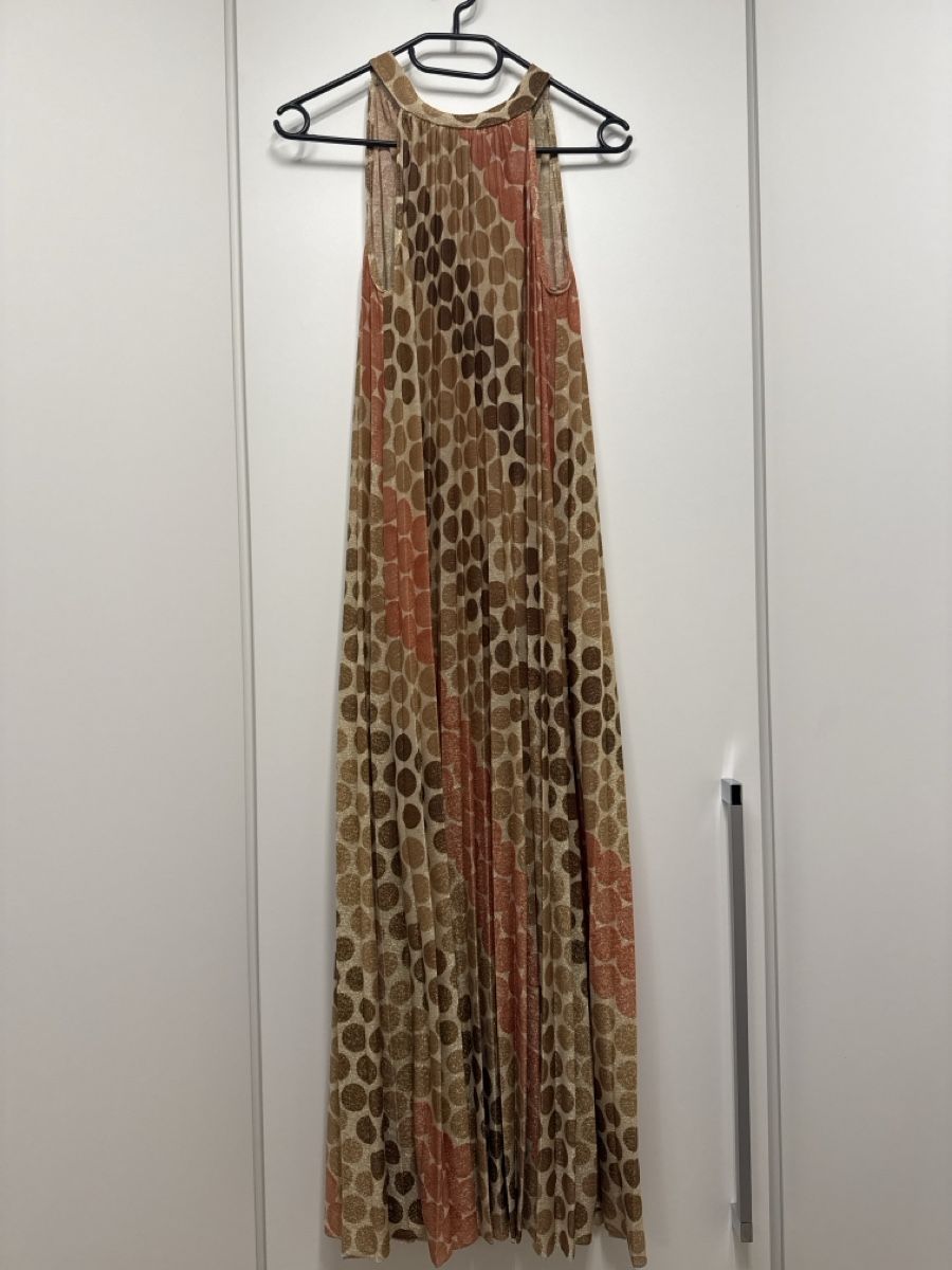 Kleider: Kleid gemustert beige/braun Onesize – Neu (gemäss Beschreibung) aus Eichberg von OanaB