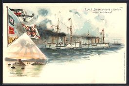 A. Heide: China, Kriegsschiffe S. M. S. 