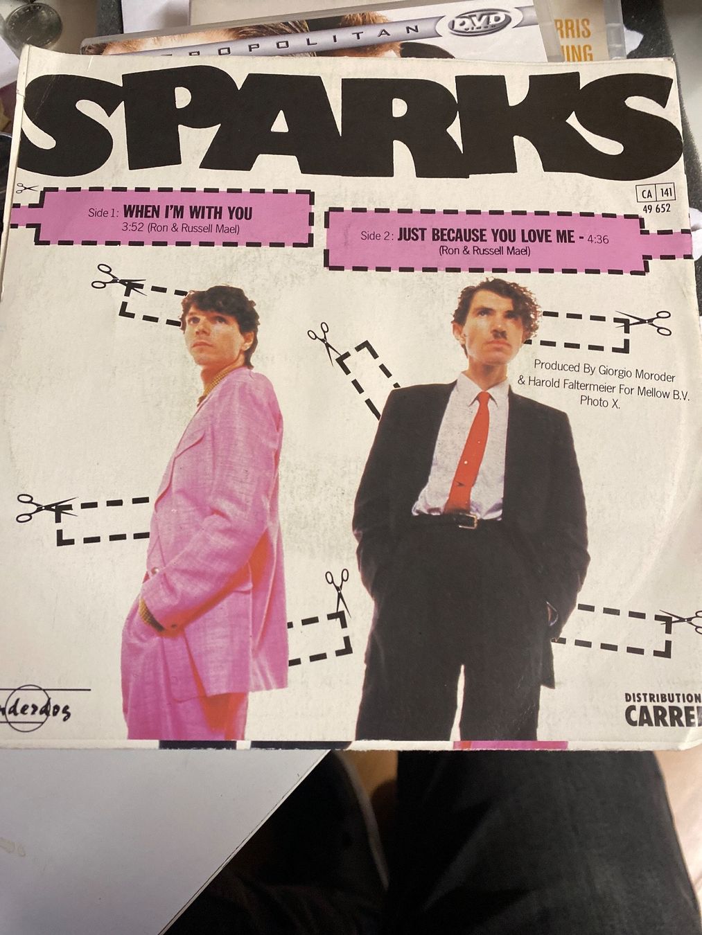 Dischi in vinile: SPARKS - WHEN I'M WITH YOU - 45 TOURS – Usato da Le Brassus venduto da cinema13 1