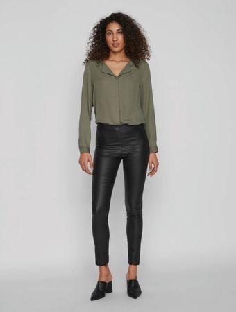 BESCHICHTETE MID WAIST LEGGINGS VILA GRÖSSE S