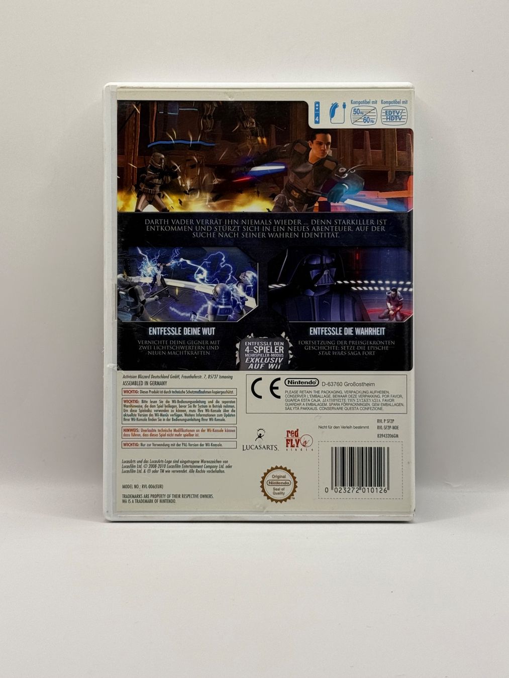 Nintendo Spiele: Star Wars: The Force Unleashed II - Nintendo Wii - CIB – Gebraucht aus Dietikon von gab_qz7y 1