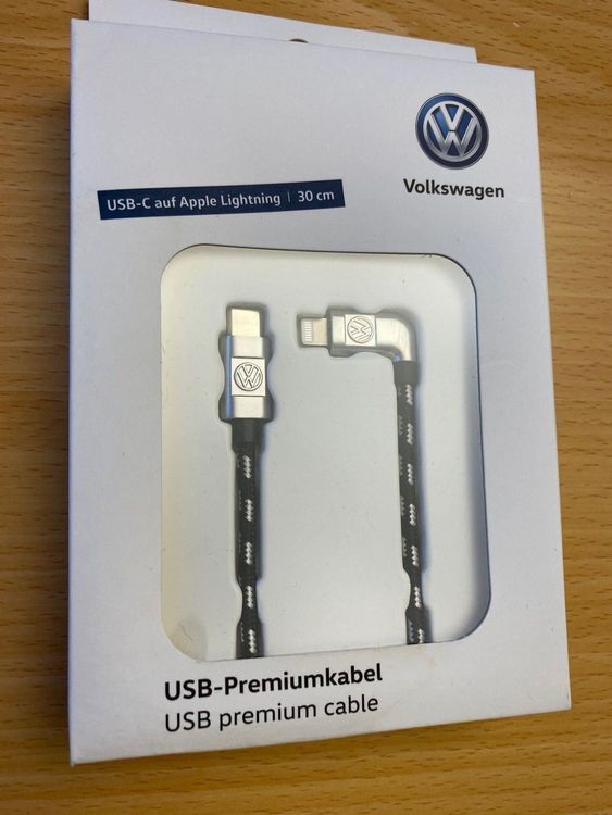 Original VW Anschlusskabel Ladekabel USB-A auf Apple Lightning