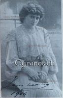 Jane Hading (1859-1934) Schauspielerin - Autogramm