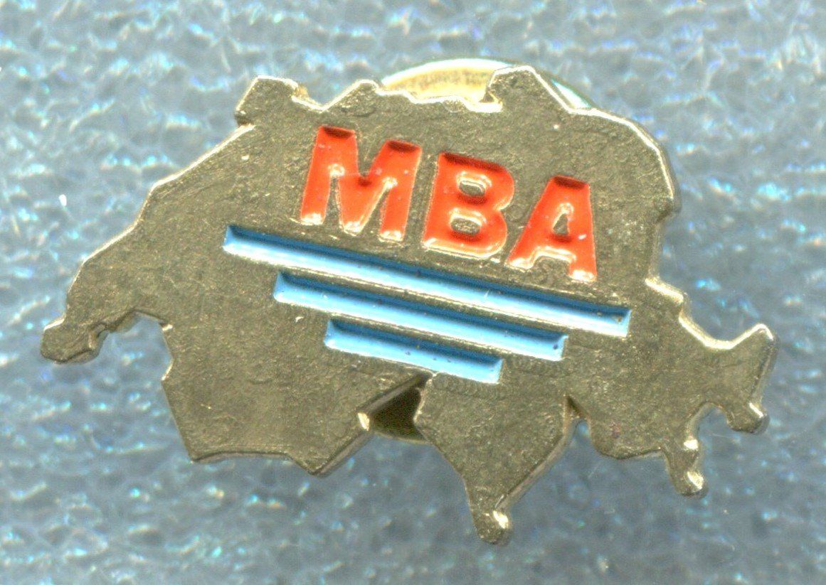 Placchette & Badge: MBA  Schweiz – Usato da Winterthur venduto da Sammleroase