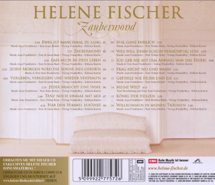 CDs: Helene Fischer - Zaubermond – Gebraucht aus Horn von enigma66 1