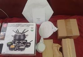 NEU NOUVEL  FONDUE SET FÜR GEMÜSE UND FLEISCH 1.5 L