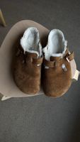 Birkenstock Boston Pantoletten braun gefüttert Gr.40