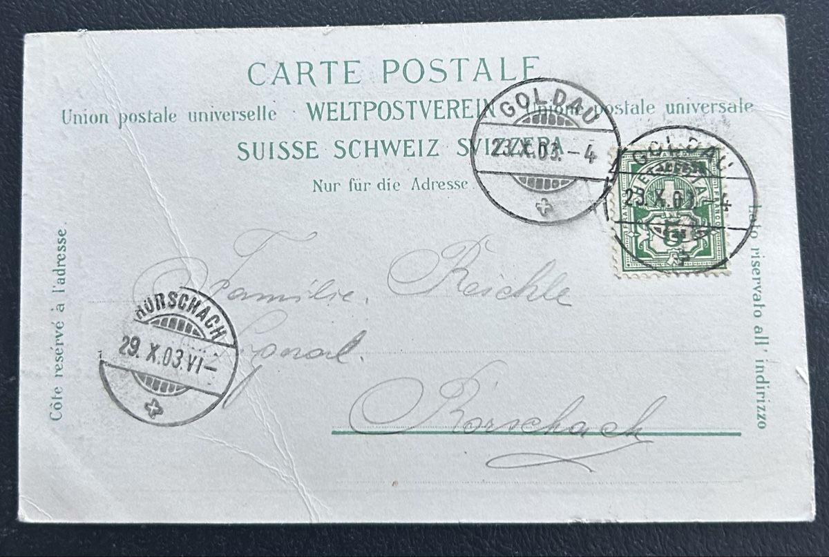 Cartoline postali: Goldau Arth Rigi Bahnhof  – Usato da Horw venduto da Tellbub 1