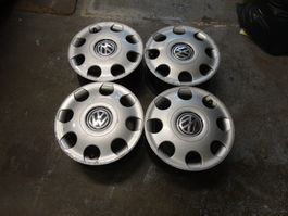 4 VW Lupo 13"- Stahlfelgen mit Radkappen gebraucht