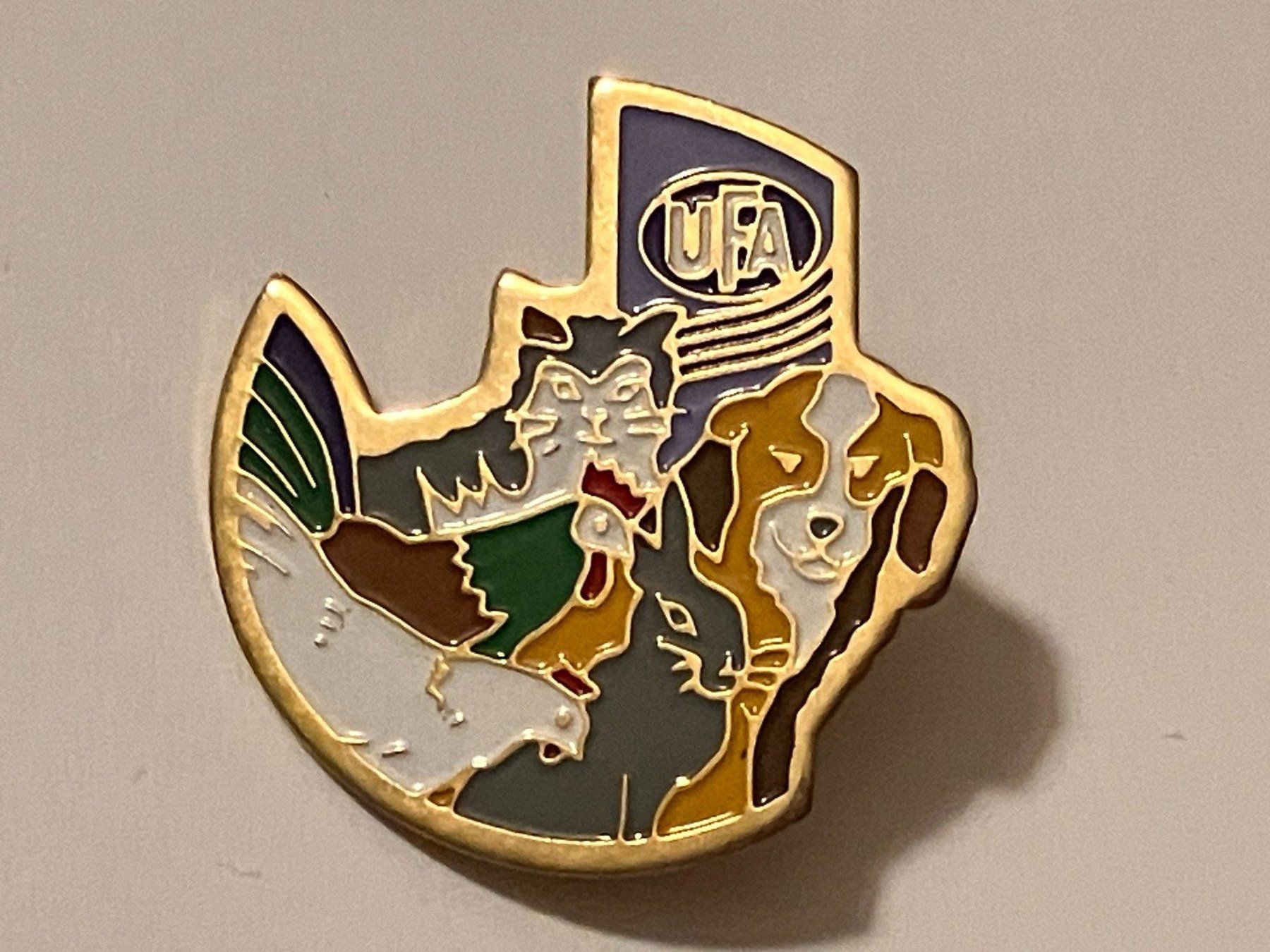 Placchette & Badge: 1 Pin UFA Futter – Usato da Basel venduto da djwwpp