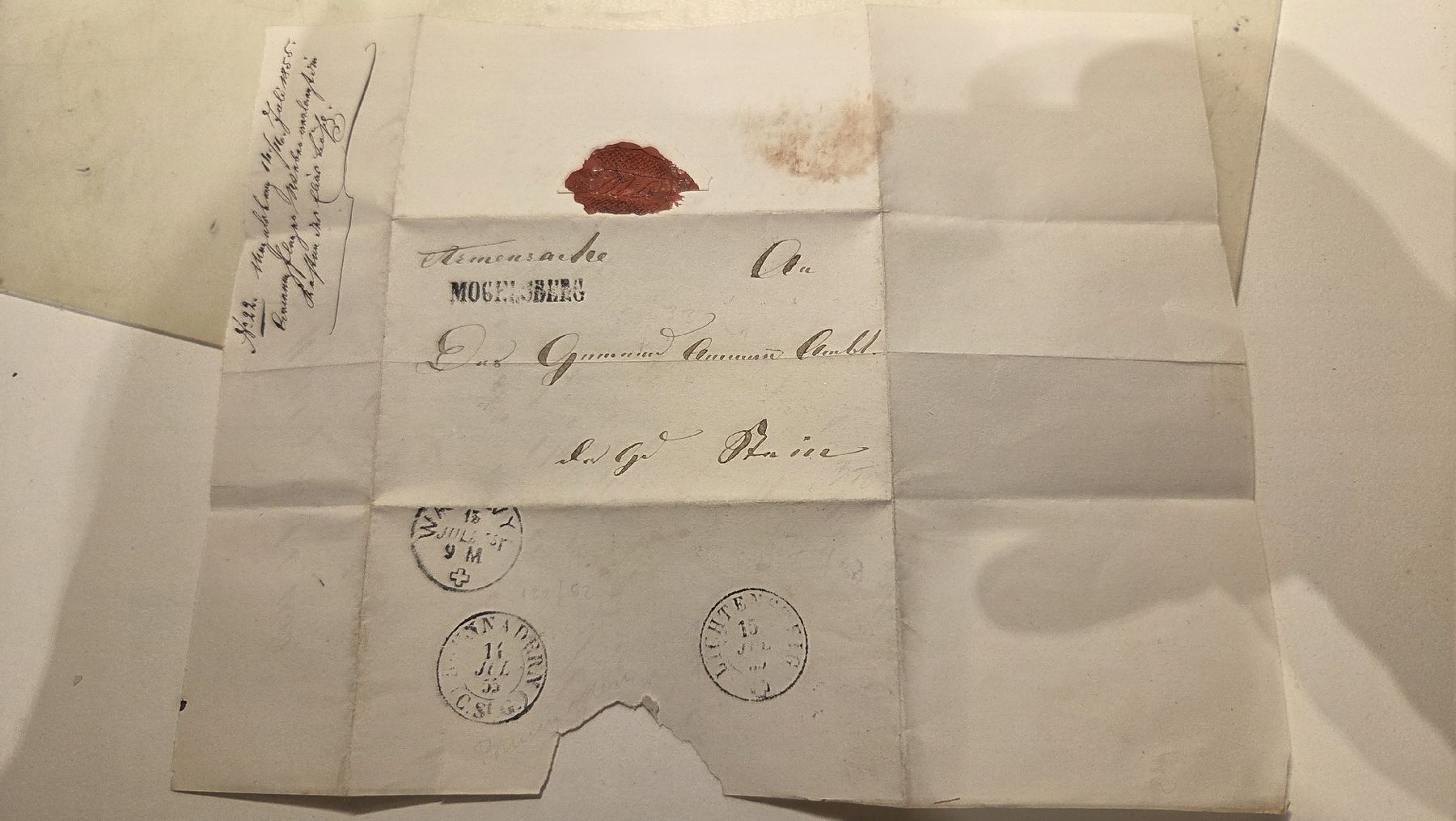 Tutti i francobolli: 1859 Vorphila Brief mit Stabstempel Mogelsberg – Usato da Arni AG venduto da Moth68