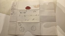 1859 Vorphila Brief mit Stabstempel Mogelsberg