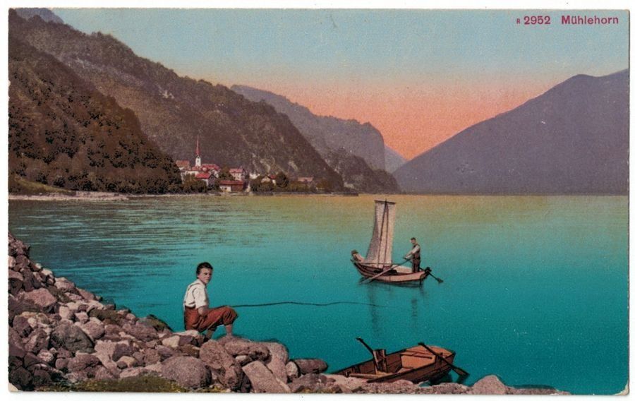 Ansichtskarten: Mühlehorn, gelaufen 1917 – Gebraucht aus Frauenfeld von POML