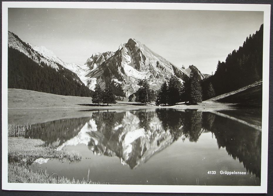 Cartoline postali: UNTERWASSER Gräppelensee - Burkhardt-Karten – Nuovo (secondo la descrizione) da Jona venduto da philajona