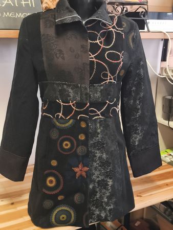 Damen Wollmantel / Kurzmantel – Made in Italy GrL(A92)