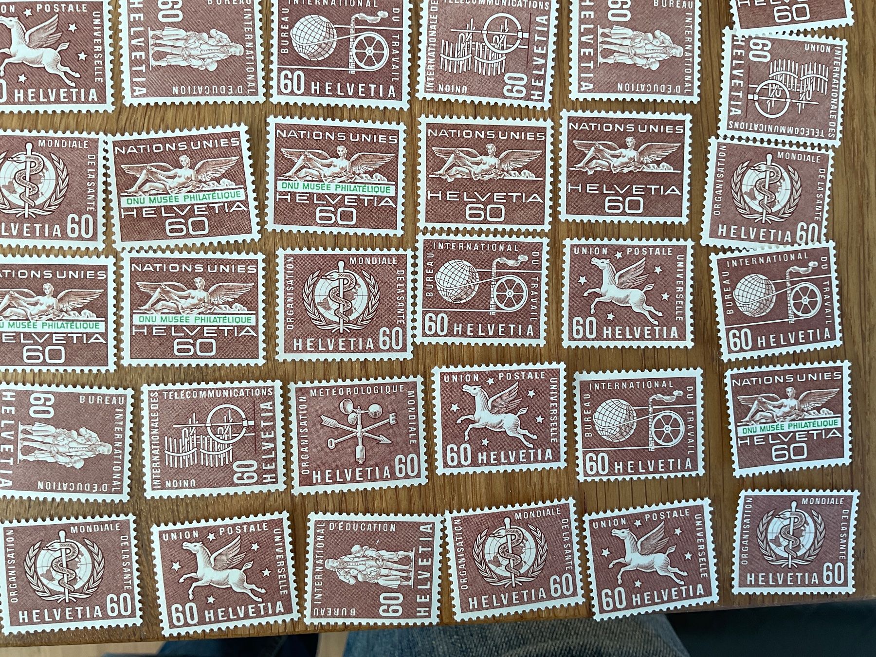 Tutti i francobolli: 60Fr Ämter Frankaturware ungestempelt postfrisch Sammlung – Nuovo (secondo la descrizione) da Wil SG venduto da Chefsugus 4
