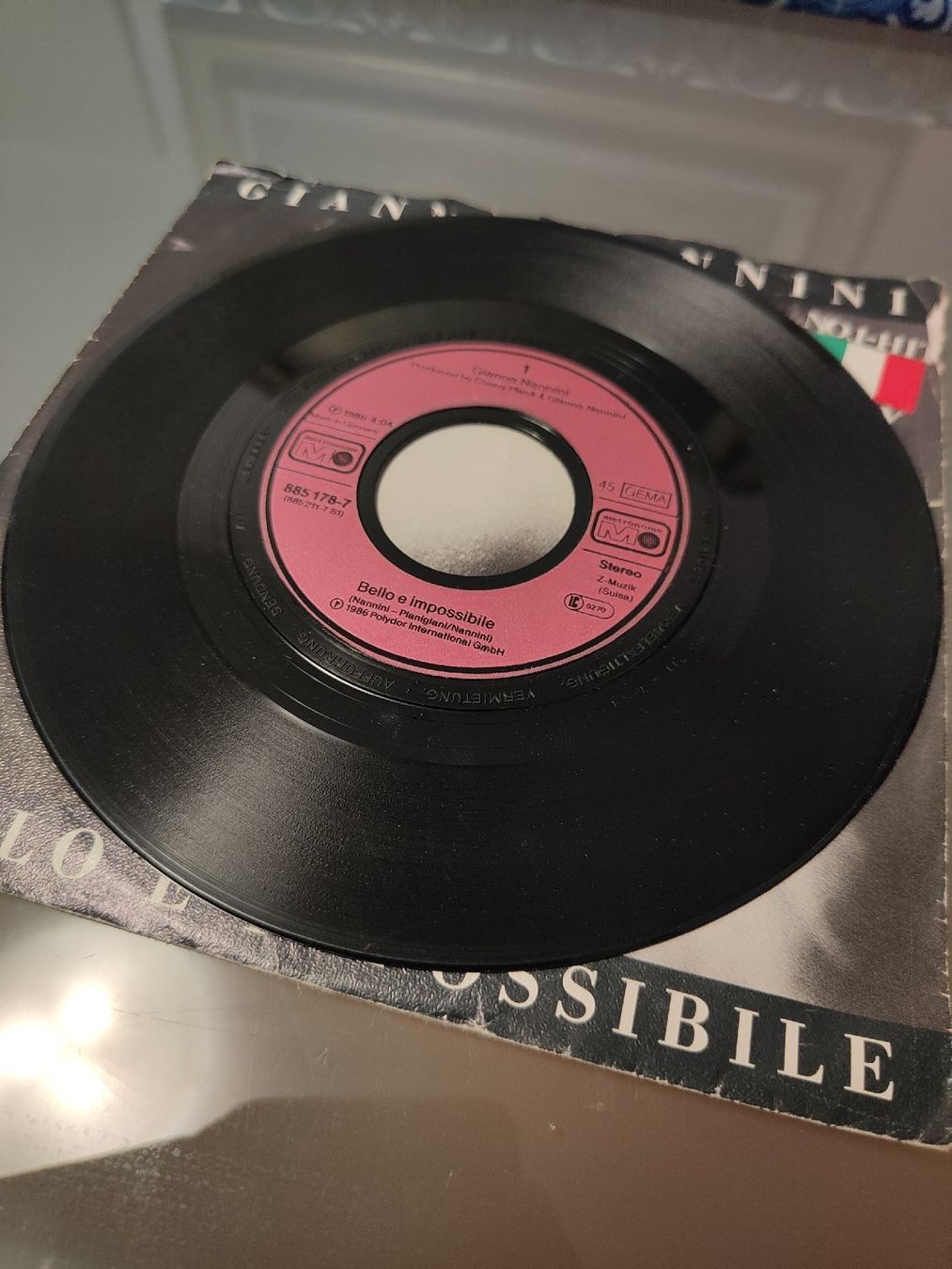 Schallplatten: disco 45 giri Gianna Nannini - bello e impossibile  – Gebraucht aus Massagno von Massimo037 2