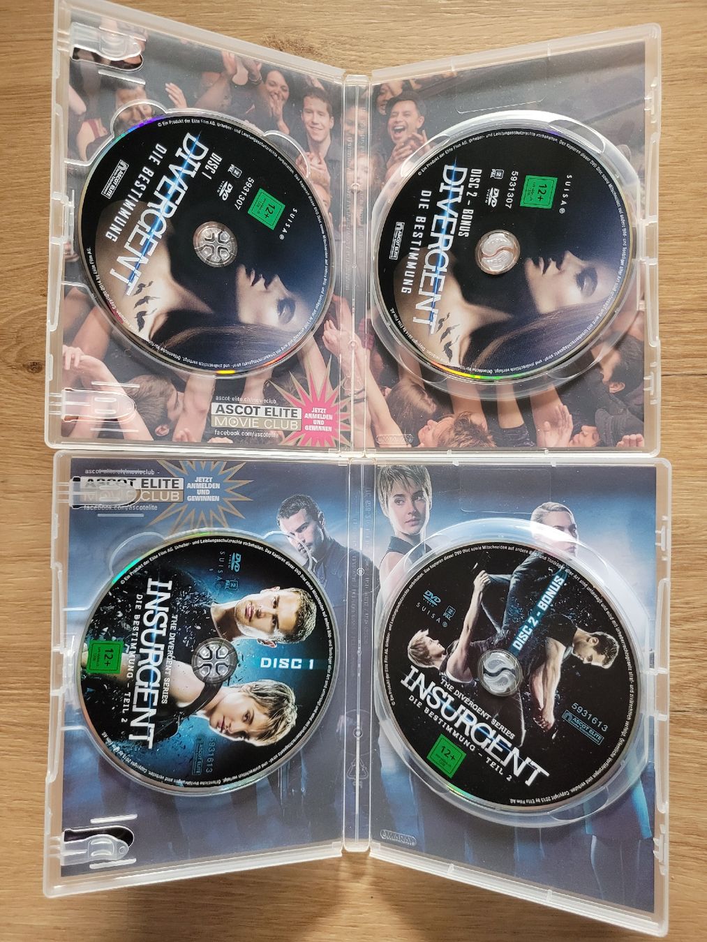 Alle DVDs: Divergent Series DVD Collection 3-Disc Set Good Condition – Gebraucht aus Hindelbank von Hevenisreal 1