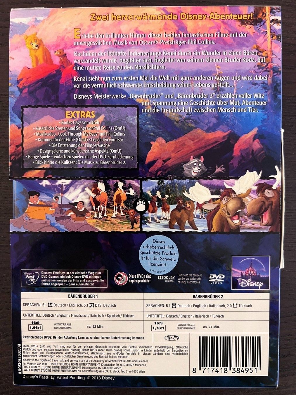 Tutti i DVDs: Bärenbrüder - Teil 1 & 2 – Usato da Zürich venduto da FilmFreunde 3