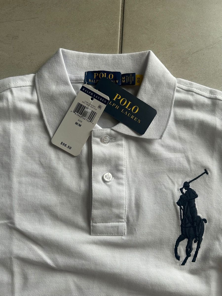 Ralph Lauren Magliette Polo: Polo Ralph Lauren blanc – Nuovo e nell'imballaggio originale da Le Locle venduto da Diabolo11 1