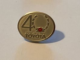 1 Pin Toyota 40 Jahre