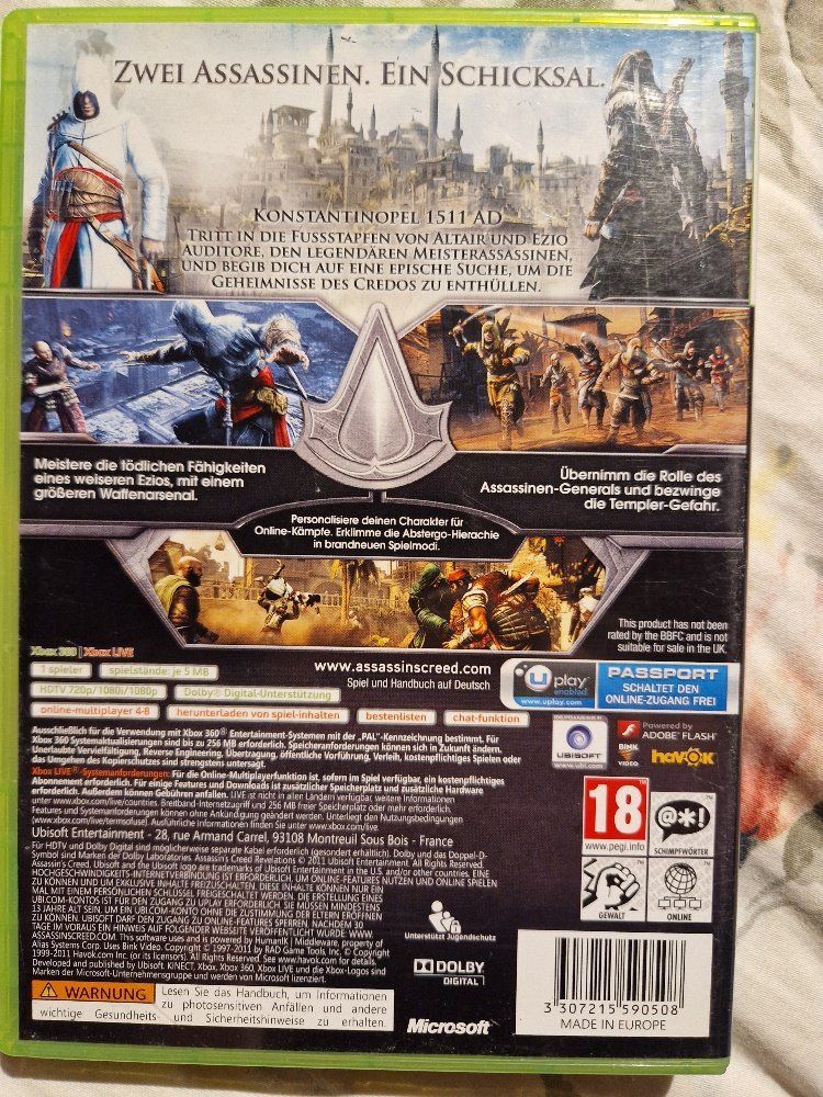 Microsoft Giochi: Assassin's Creed Revelations - Vergriffen! – Usato da Brittnau venduto da Zibu 1