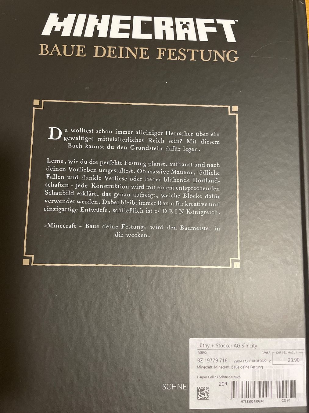 Libri: Minecraft Buch Baue deine Festung – Usato da Horgen venduto da Abeille80 1