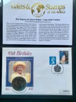 GREAT-BRITAIN-1st Day Cover 4.8.1995 - 5 Pounds QUEEN MOTHER