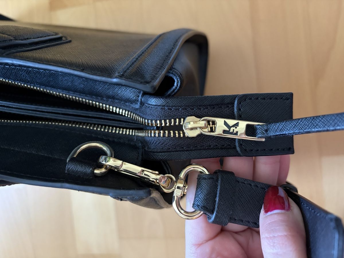 Karl Lagerfeld Borse da donna: Karl Lagerfeld Black Leather Tote Bag – Usato da Zürich venduto da Abu95 5