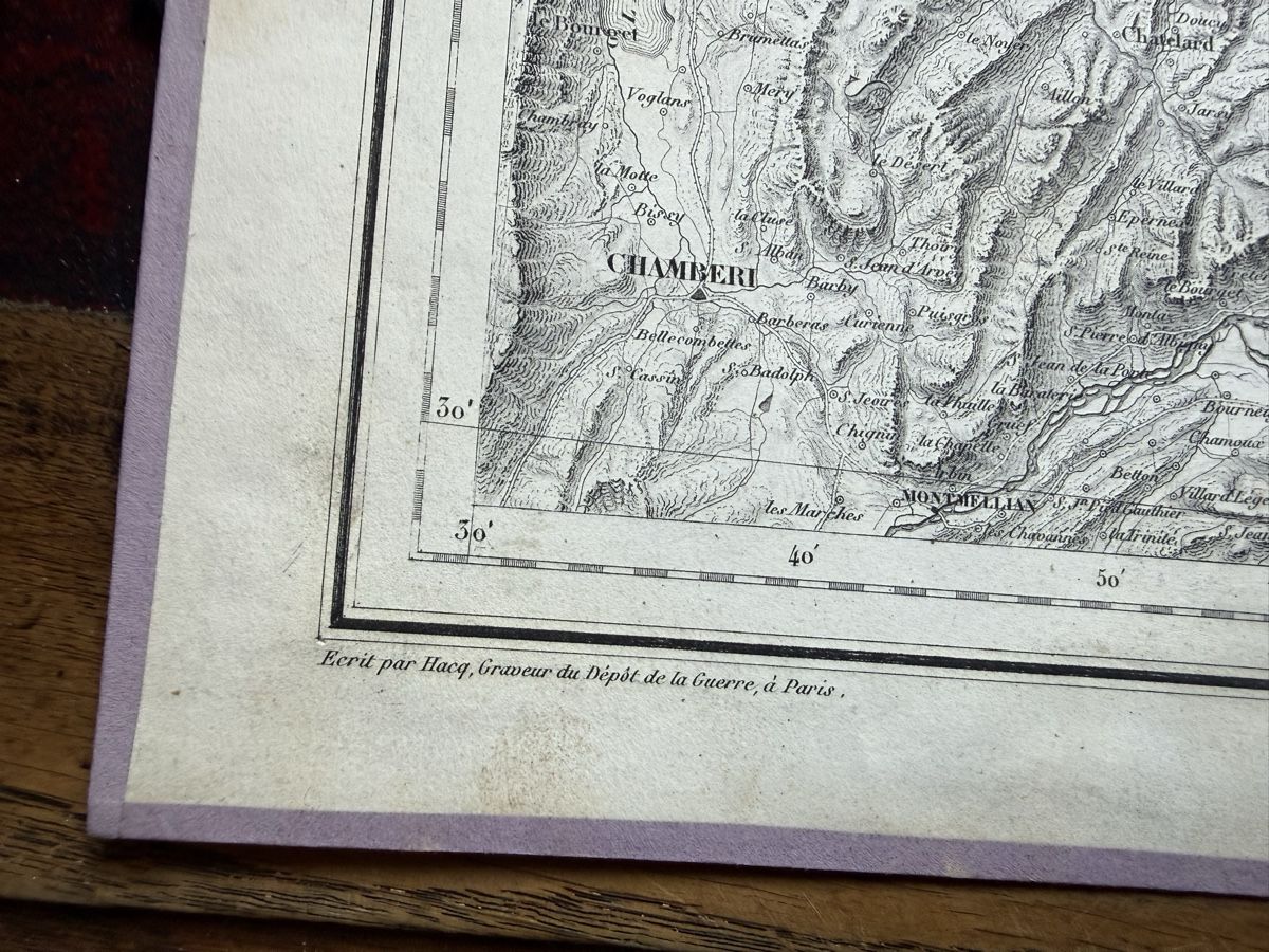Cartine & Atlanti: Carte ancienne Suisse 19e - Entoilée – Usato da Fribourg venduto da Ardoffel 6