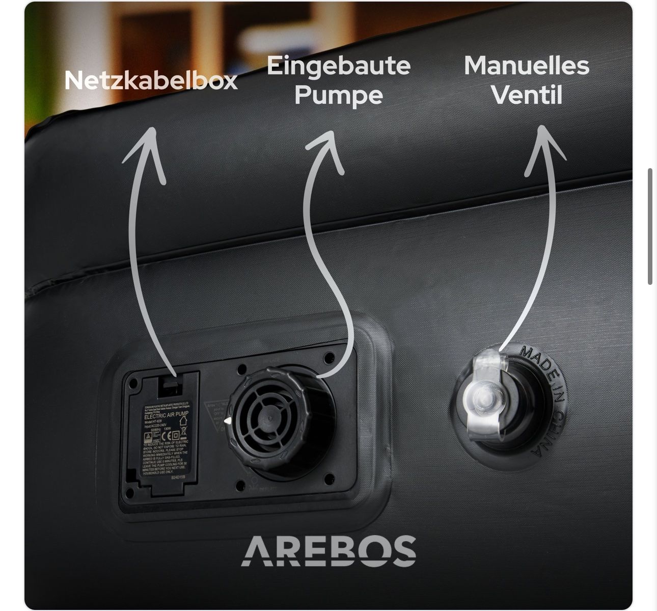 Materassi: Aufblasbare Matratze Luftbett Doppel 203x152 – Nuovo e nell'imballaggio originale da Amriswil venduto da JaJa-Express 4