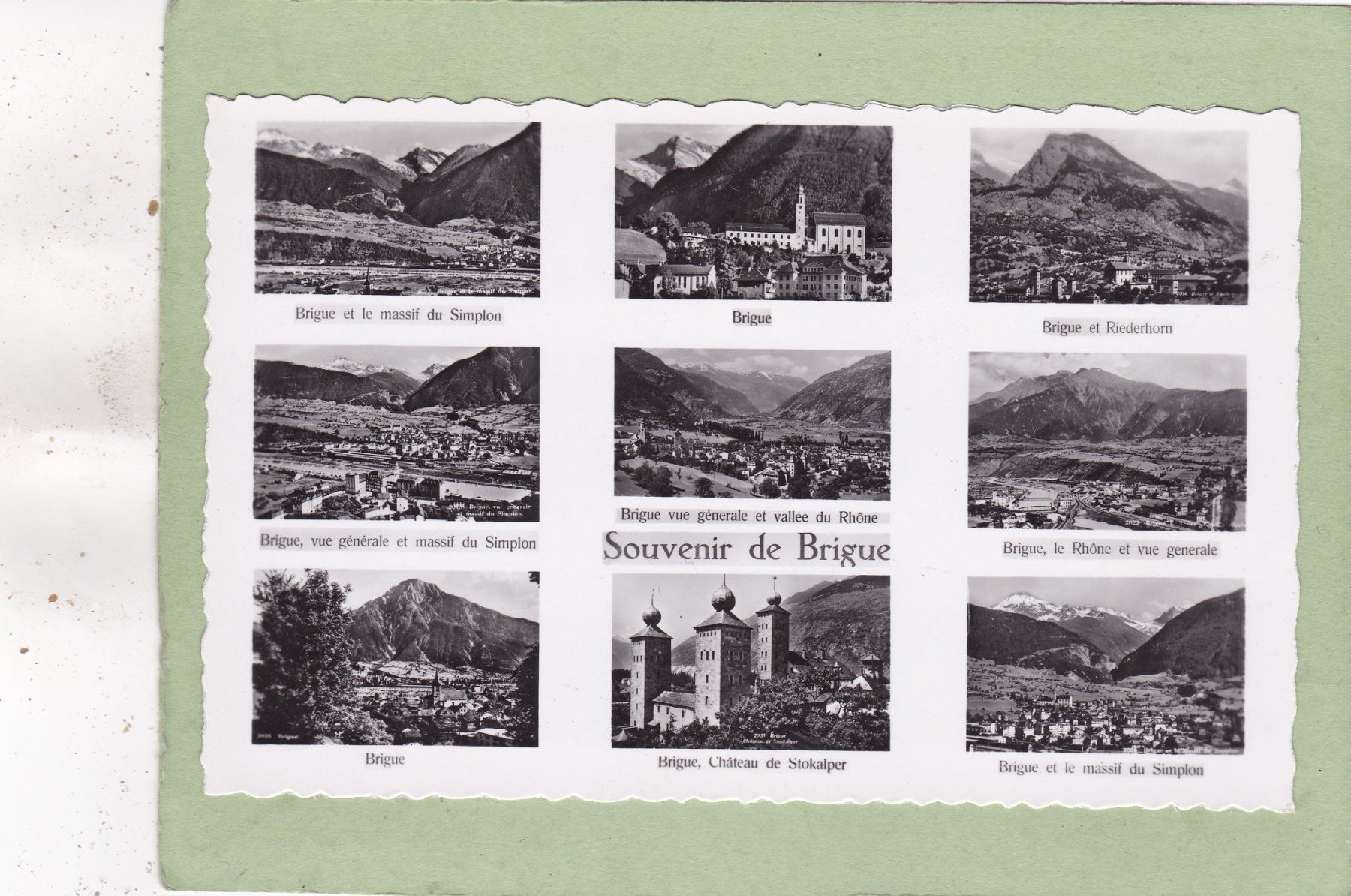 Cartes postales: Souvenir de Brigue Brig – D'occasion à Herisau par Lisegrat2008