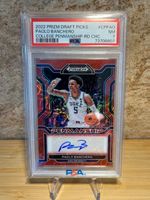 NBA PAOLO BANCHERO AUTO /88 red prizm PSA