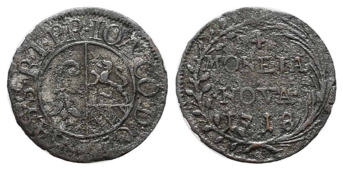 Tutti le monete: Basel Bistum Rappen 1718  /3743 – Usato da Trimbach venduto da Solothurn1