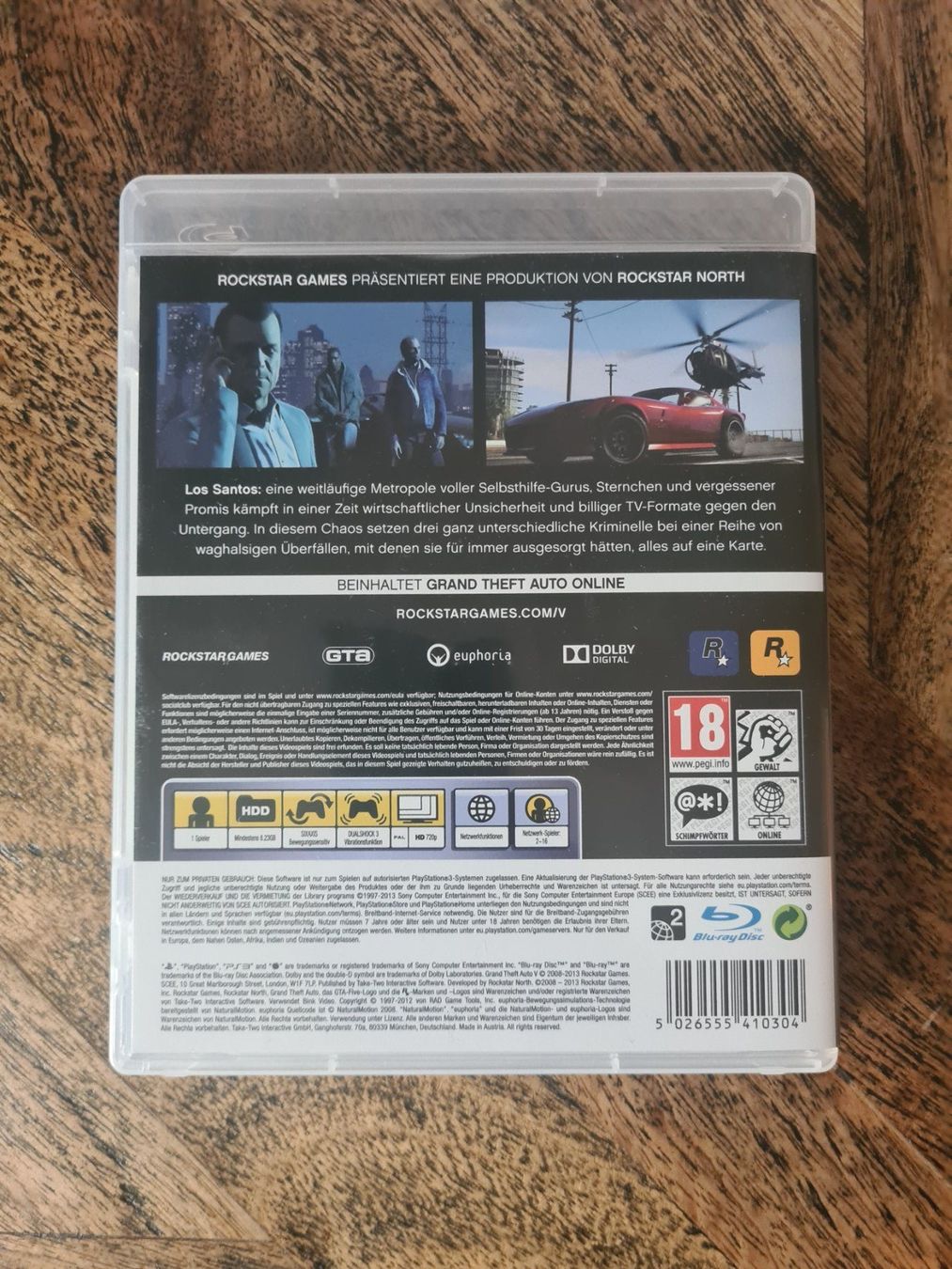 Giochi: Grand Theft Auto 5 Five Sony Playstation 3 PS3 – Usato da Zürich venduto da Wickeddude 1
