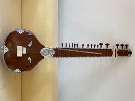 Sitar, Indisches Saiteninstrument aus Benares, 1A Zustand