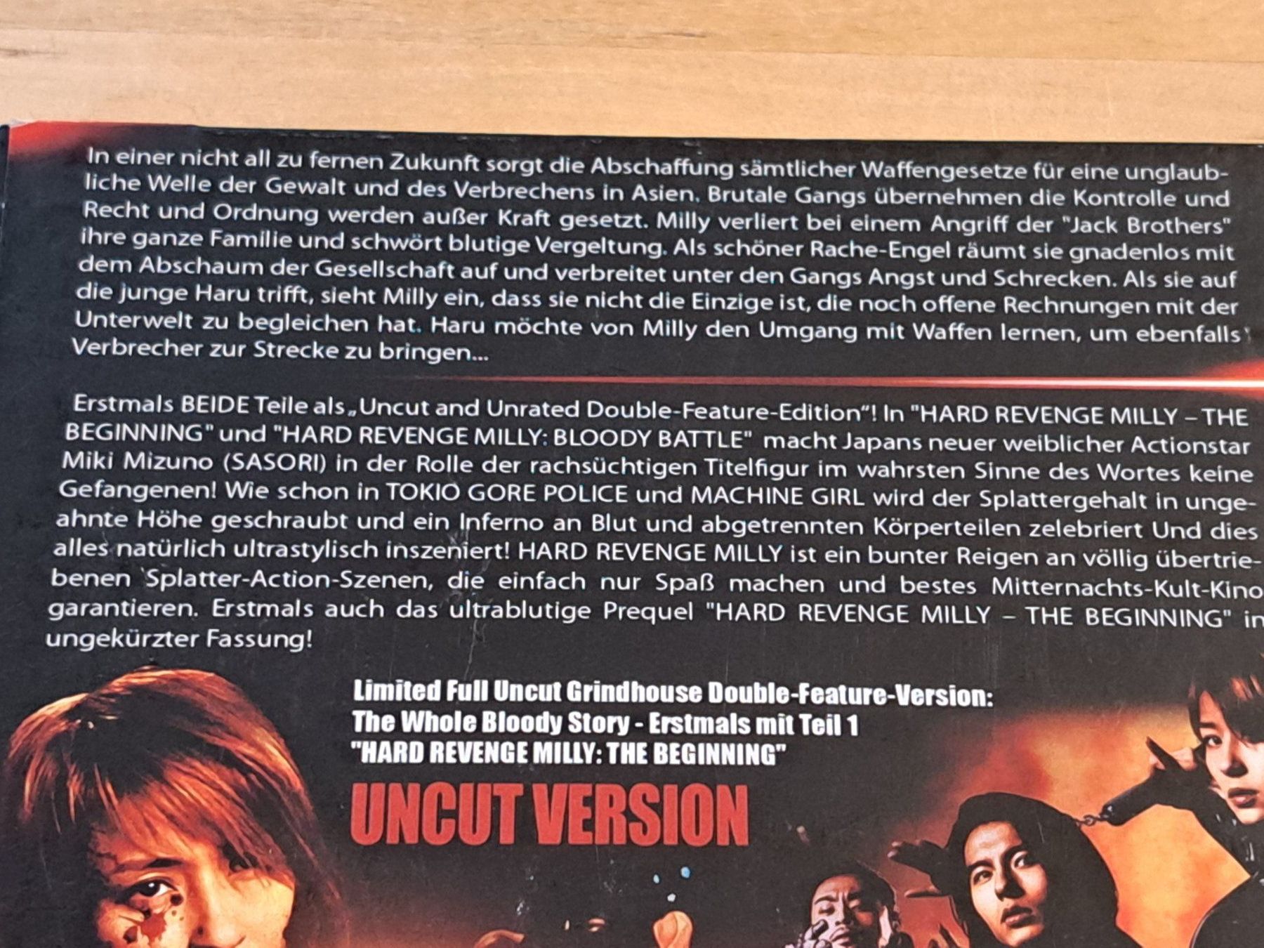 Tutti i DVDs: DVD Hard Revenge Milly, Limited Full Uncut Version – Usato da Unterseen venduto da Kanica 2